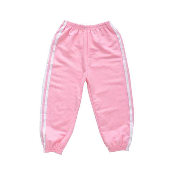 Ежедневен детски панталон за момичета с кант и еластична талия