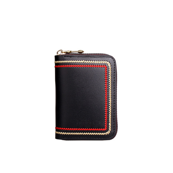 Модерно дамско портомне с цип и бродерия