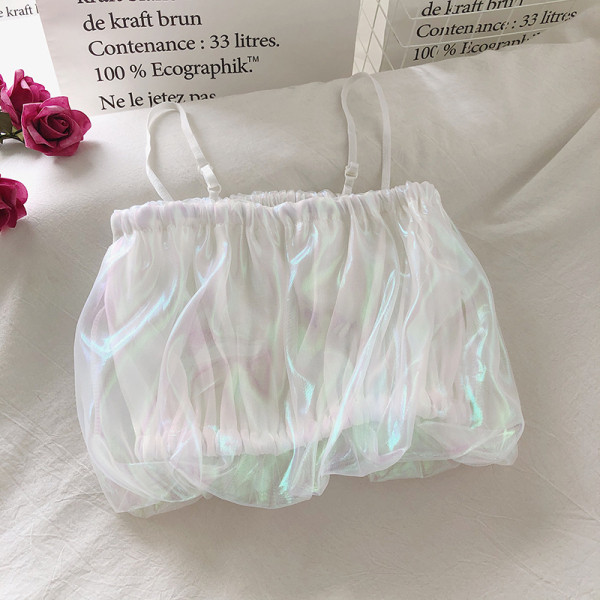 Актуален дамски потник с холограмен ефект 