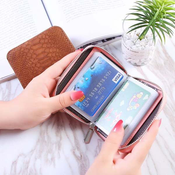Дамско ежедневно портмоне за карти от еко кожа