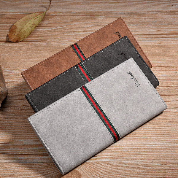 Елегантен мъжки портфейл с надпис