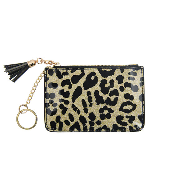 Модерно дамско мини портмоне с животински мотиви