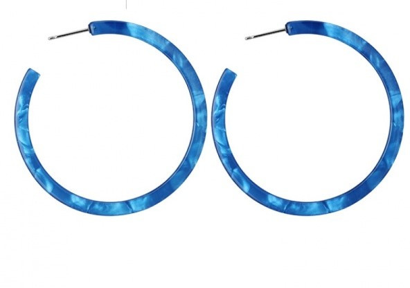 Ретро дамски обеци от акрил 