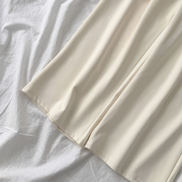 Дамски панталон ретро стил с връзки и висока талия