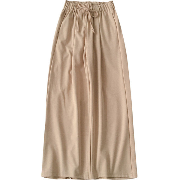 Дамски панталон ретро стил с връзки и висока талия