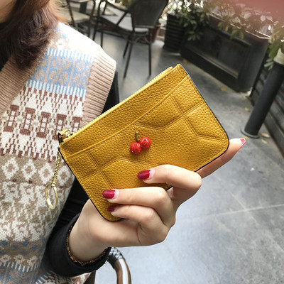 Ежедневно дамско портмоне от еко кожа с 3D елемент