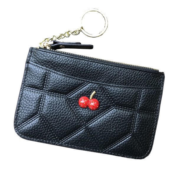 Ежедневно дамско портмоне от еко кожа с 3D елемент