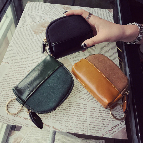 Дамско ежедневно мини портмоне с цип