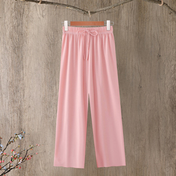 Ежедневен дамски панталон с еластична талия и връзки