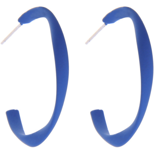 Дамски обеци с полукръгла форма 