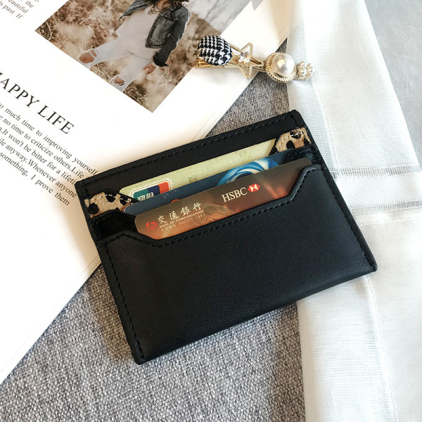 Ежедневен дамски портфейл за карти от еко кожа