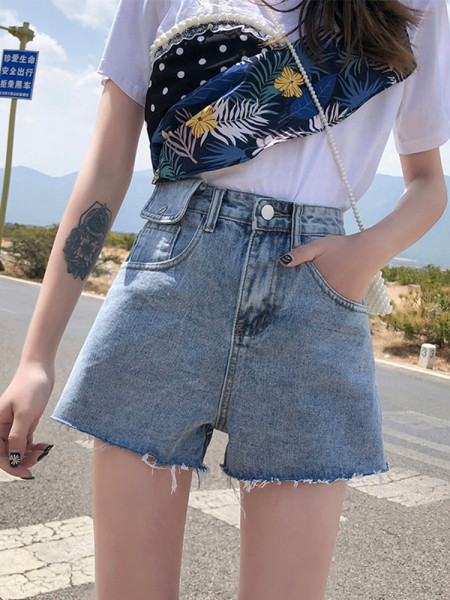 Дамски къси дънки -класически модел 