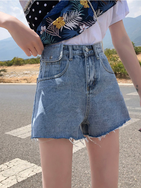 Дамски къси дънки -класически модел 