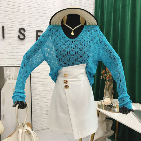 Асиметрична дамска пола с висока талия и метални елементи 