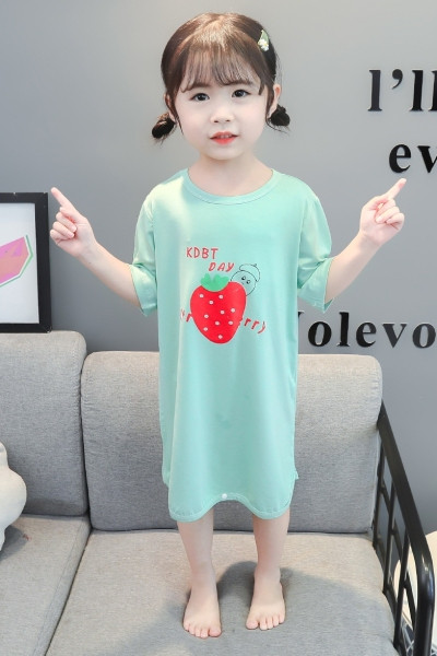 Vaikiška pižama mergaitėms su aplikacijomis ir sagomis