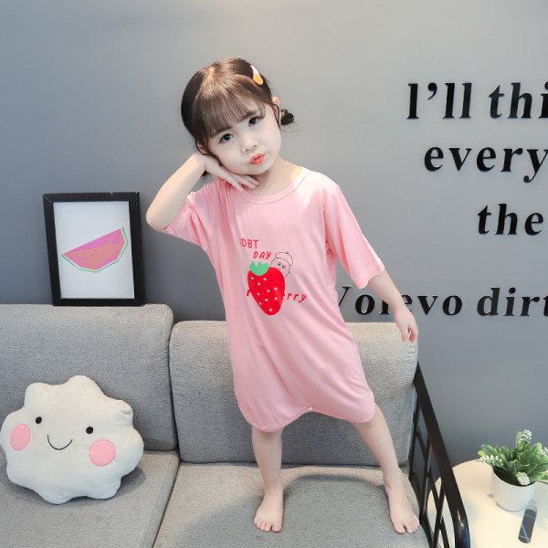 Vaikiška pižama mergaitėms su aplikacijomis ir sagomis