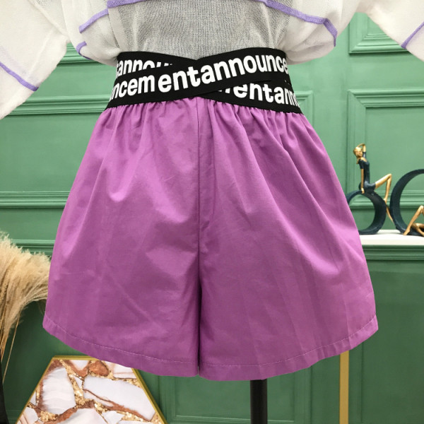 Ежедневни къси дамски панталони с надписи