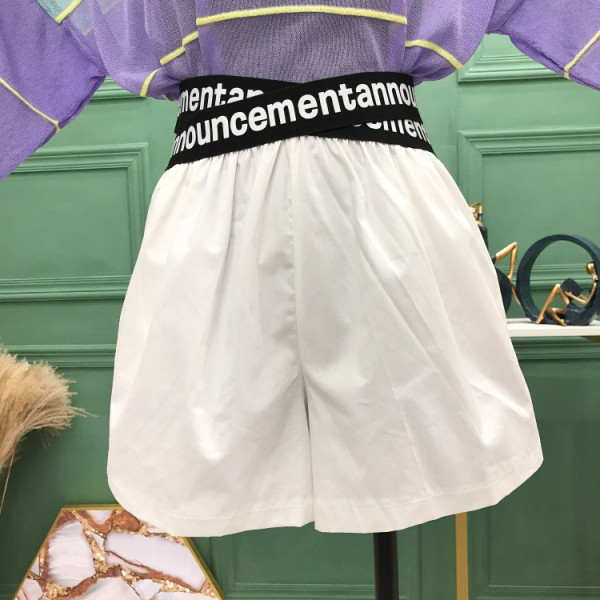 Ежедневни къси дамски панталони с надписи