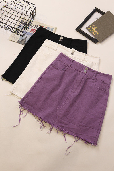 Нов модел дамска пола с висока талия и А-линия