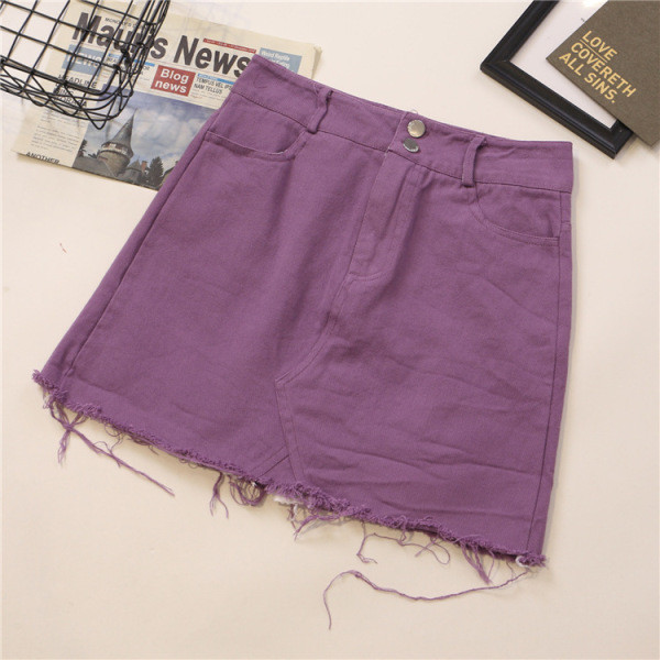 Нов модел дамска пола с висока талия и А-линия