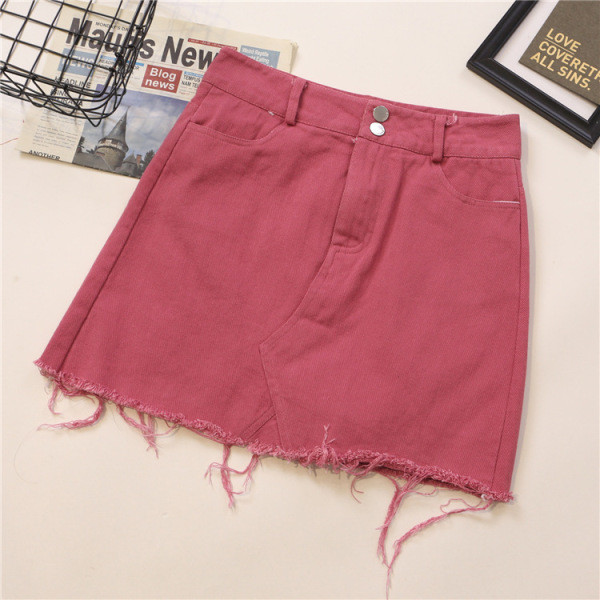 Нов модел дамска пола с висока талия и А-линия