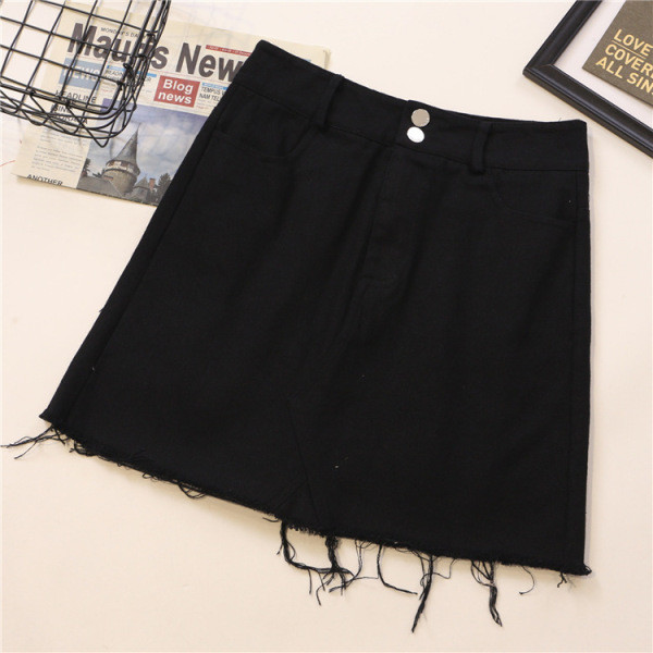 Нов модел дамска пола с висока талия и А-линия