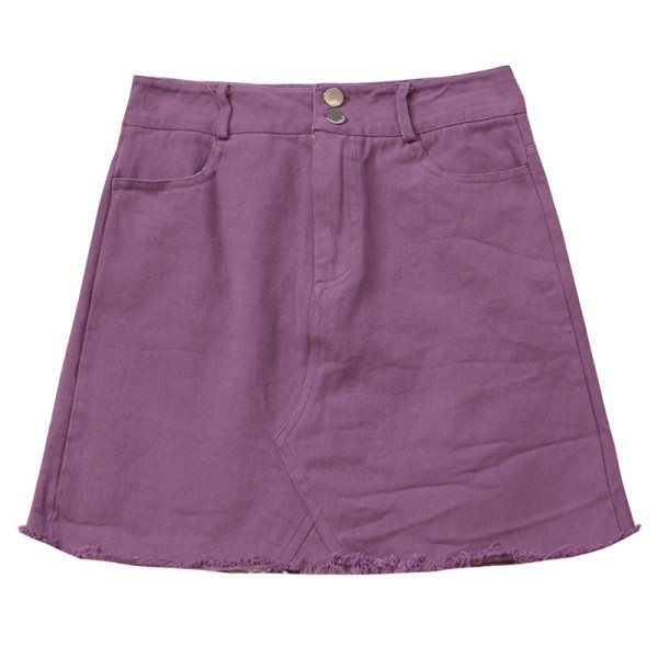 Нов модел дамска пола с висока талия и А-линия