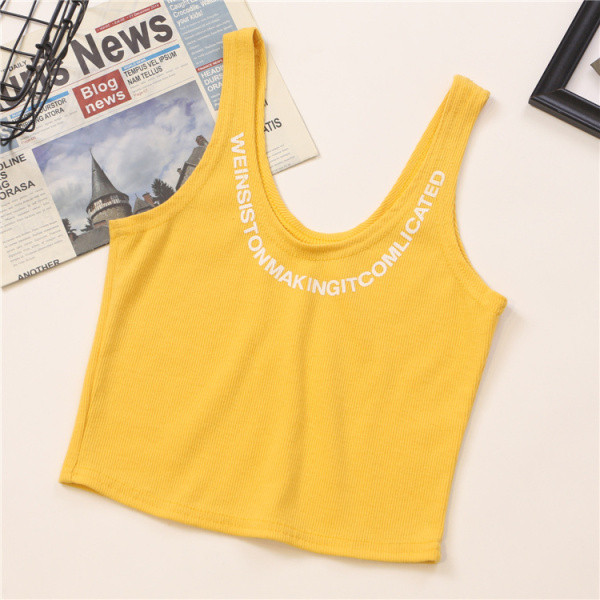 Ежедневен дамски потник с обло деколте 