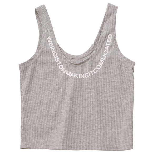 Ежедневен дамски потник с обло деколте 