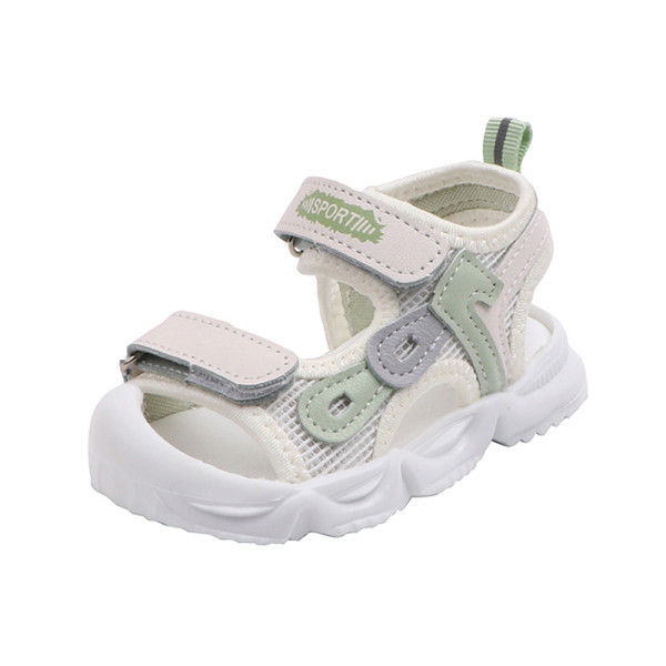 Удобни нехлъзгащи се детски сандали с лепенки за момичета и момчета