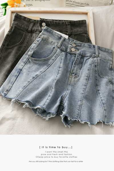 Модерни дамски дънкови панталони с висока талия 