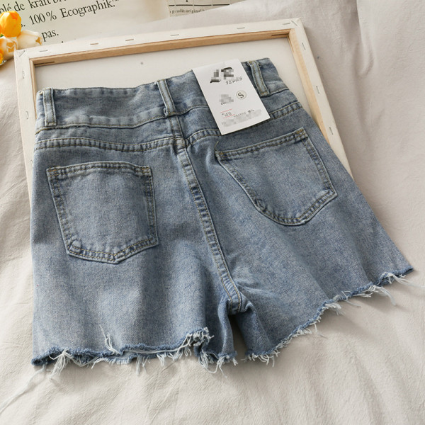 Модерни дамски дънкови панталони с висока талия 