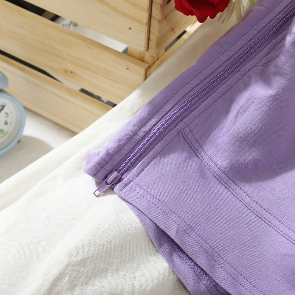 Ежедневни дамски къси панталони с еластична талия и цип