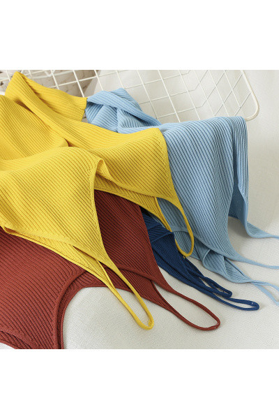 Maiou de dama model simplu cu bretele subtiri