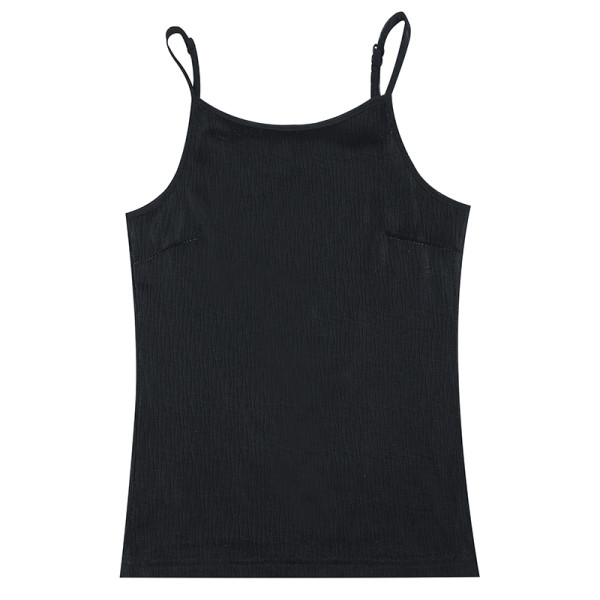 Maieu de dama model nou cu bretele subtiri si efect stralucitor