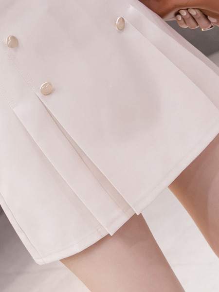 Fusta elegantă de damă, cu linie A cu talie înaltă