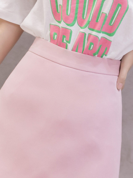 Kõrge vöökohaga vabaaja naiste seelik A-line