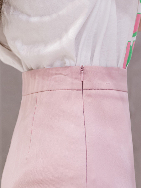 Kõrge vöökohaga vabaaja naiste seelik A-line