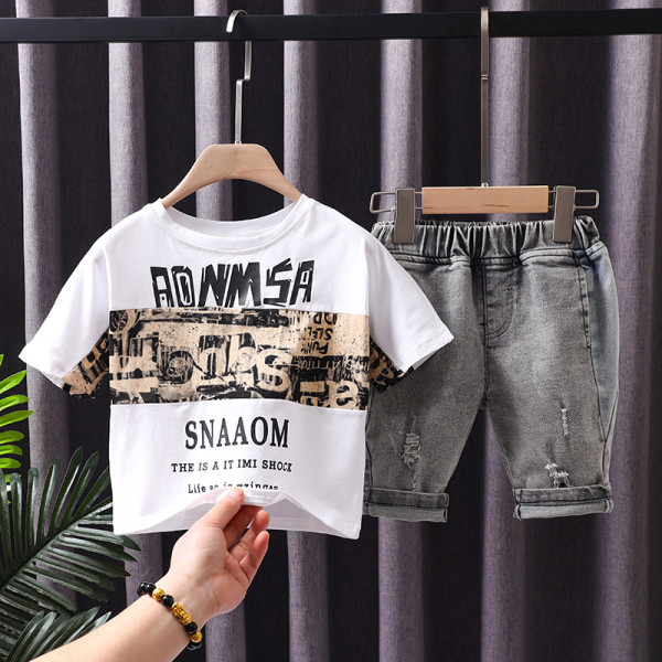 Set de vara pentru copii din doua piese pentru baieti