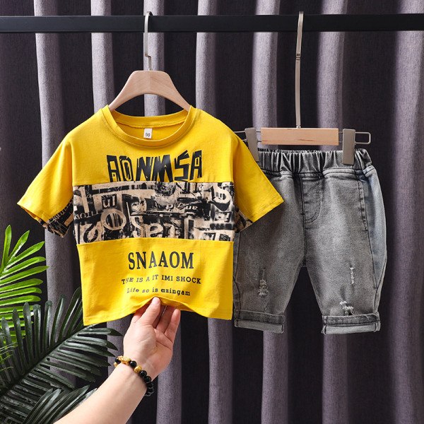 Set de vara pentru copii din doua piese pentru baieti