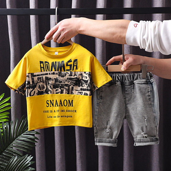 Set de vara pentru copii din doua piese pentru baieti