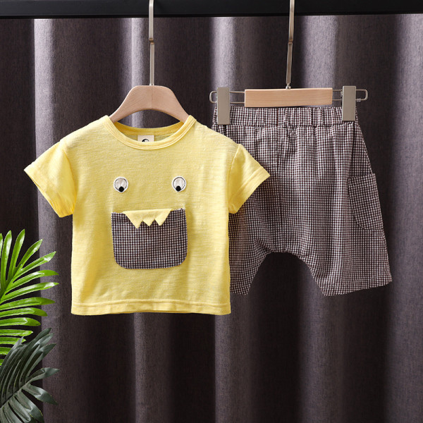 Bērnu vasaras komplekts ar kabatu zēniem