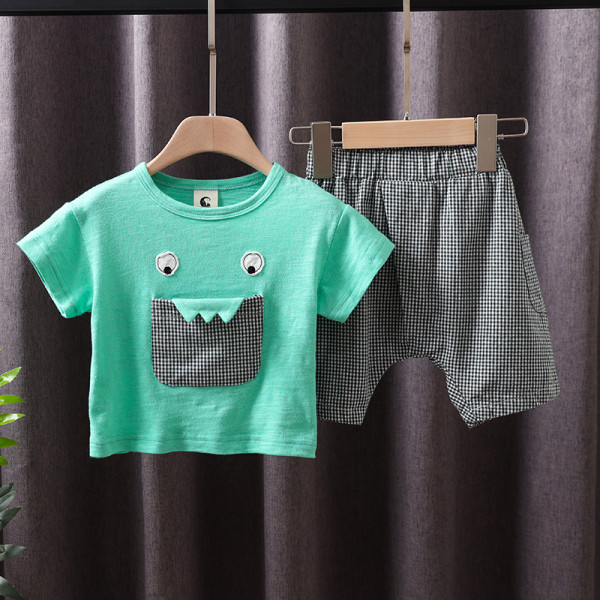 Bērnu vasaras komplekts ar kabatu zēniem