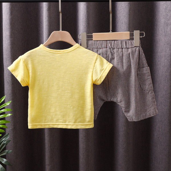 Bērnu vasaras komplekts ar kabatu zēniem