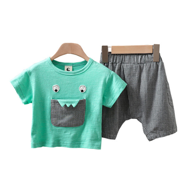 Bērnu vasaras komplekts ar kabatu zēniem