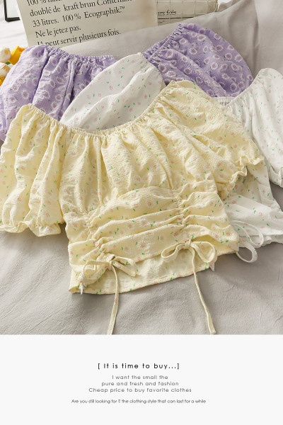 Bluză de damă modernă cu broderie și cravate