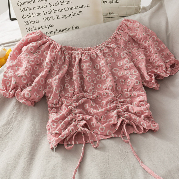 Bluză de damă modernă cu broderie și cravate