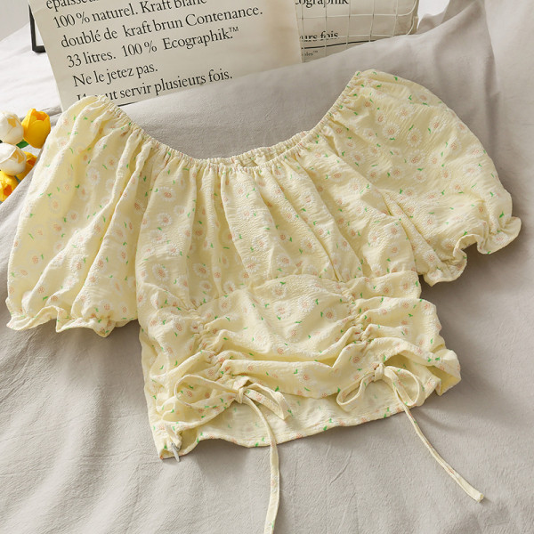 Bluză de damă modernă cu broderie și cravate