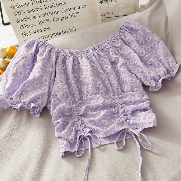 Bluză de damă modernă cu broderie și cravate