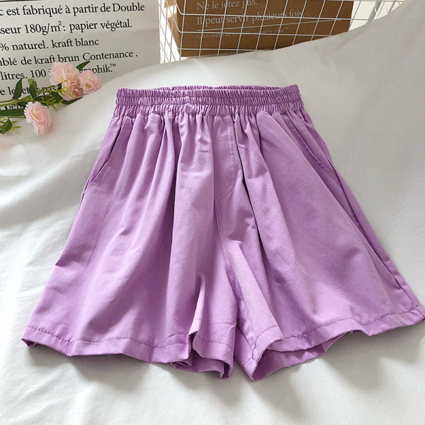 Ikdienas šorti ar elastīgu jostasvietu